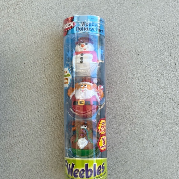 Christmas- playskool weebles holiday pack- 2005- never opened - Picture 1 of 4